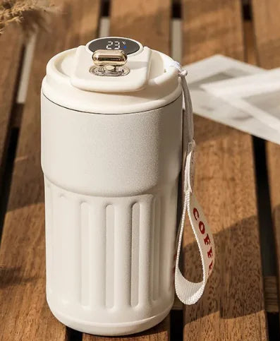 Dluxe Ave. Digital Thermal Bottle/ Portable Coffee Mug/ Stainless Steel/ 450ml