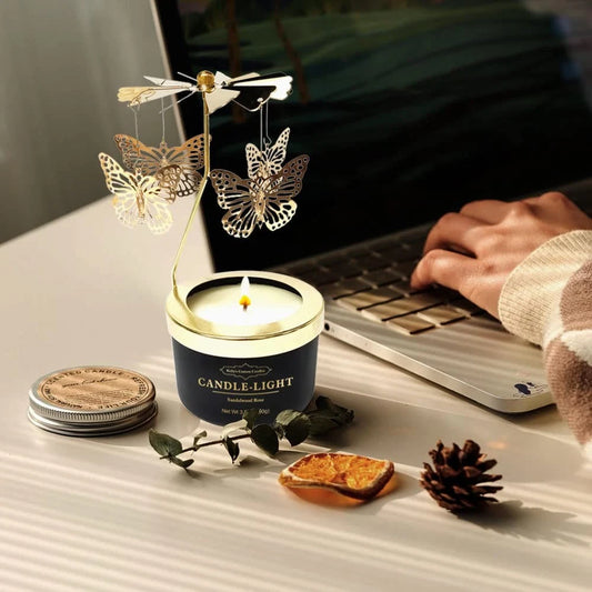 Dluxe Ave. Unique Butterfly Candle Gift, Lavender