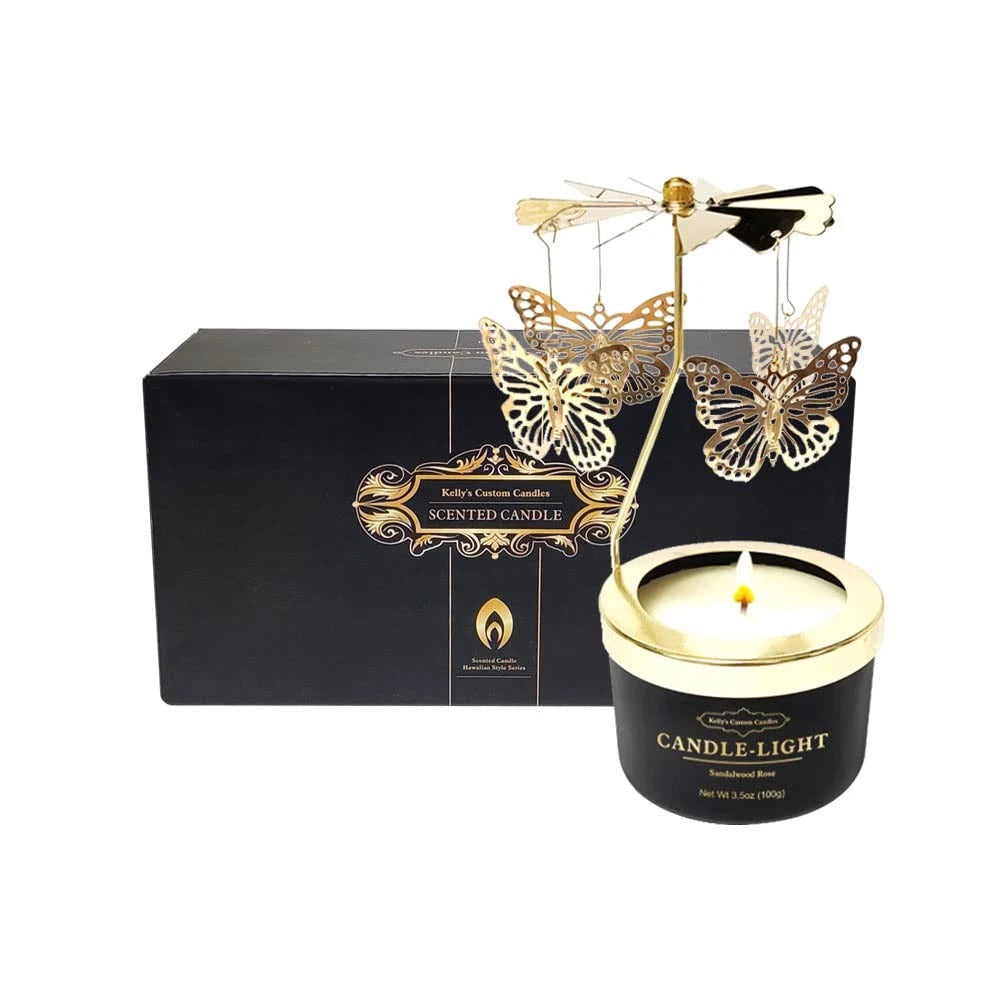Dluxe Ave. Unique Butterfly Candle Gift, Lavender