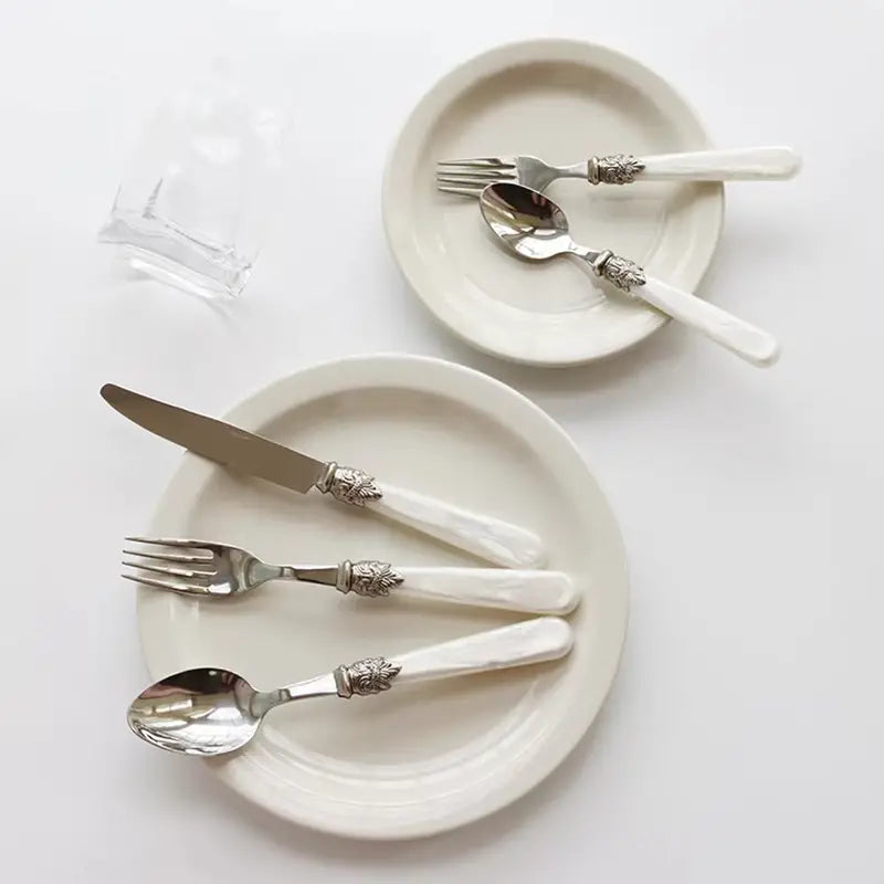 Dluxe Ave. Retro European Style Luxury Stainless Steel Cutlery Set