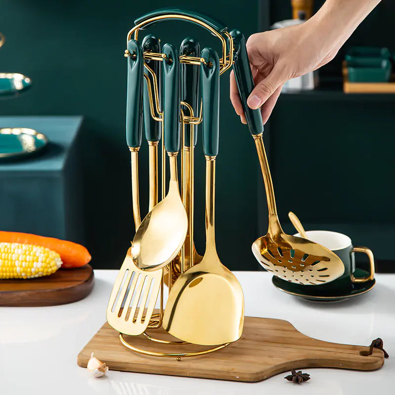 Dluxe Ave. Stainless Steel Kitchen Utensils Set