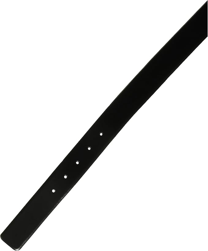 Dluxe Ave.  Mens Garney Smooth Leather Belt Black 32
