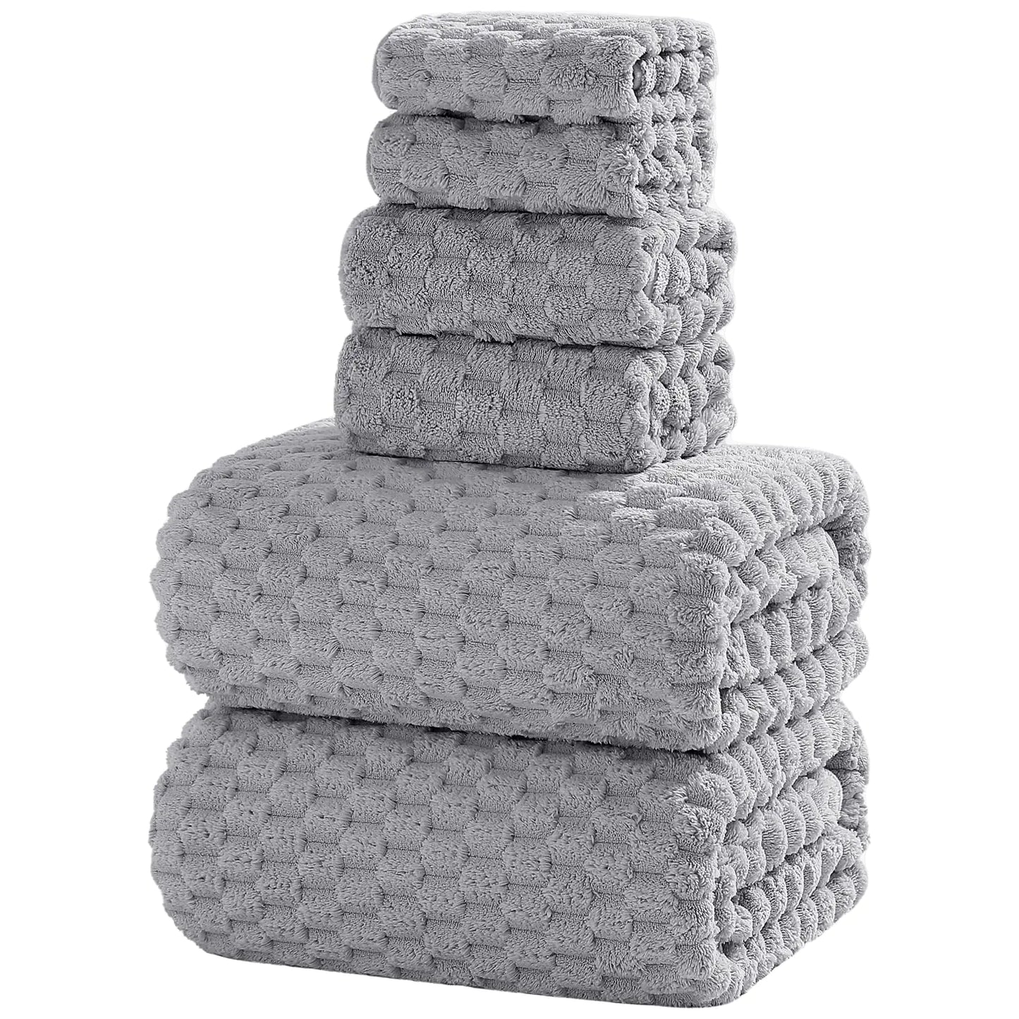 Dluxe Ave. NALIVO Oversized Bath Towels 40x80 Inches Extra Large Bath Towels