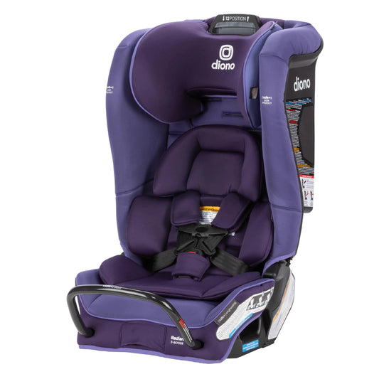 Dluxe Ave. 4-in-1 Convertible Car Seat Rear and Forward Facing/ SafePlus Engineering/ Purple Wildberry