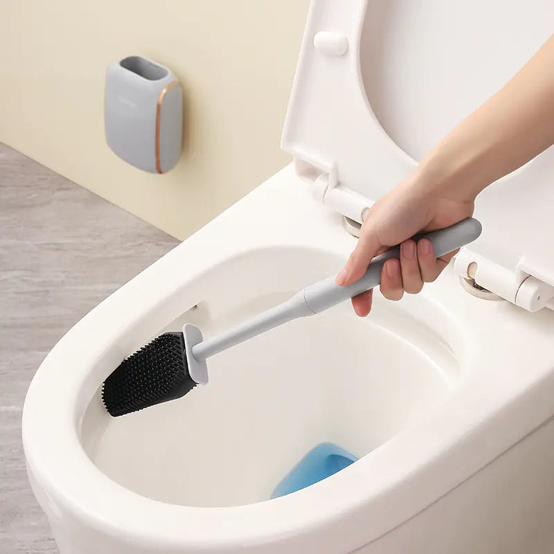 Dluxe Ave. Elegant Wall-Mounted Toilet Brush Set with Base