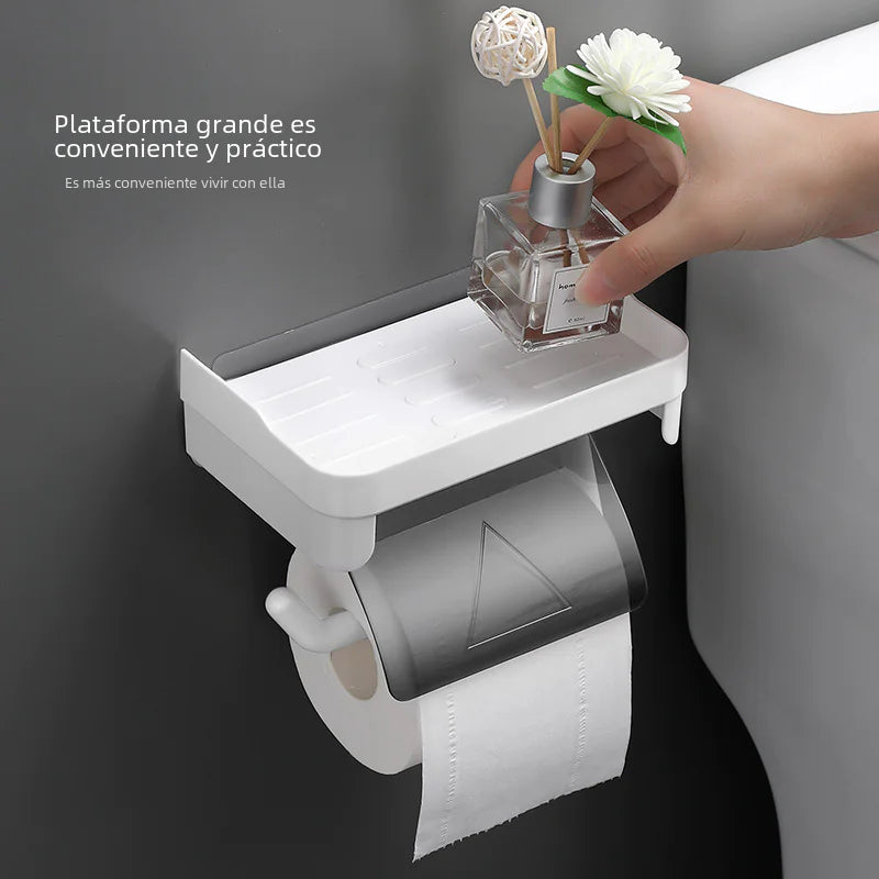 Dluxe Ave. Waterproof Plastic Toilet Paper and Towel Holder