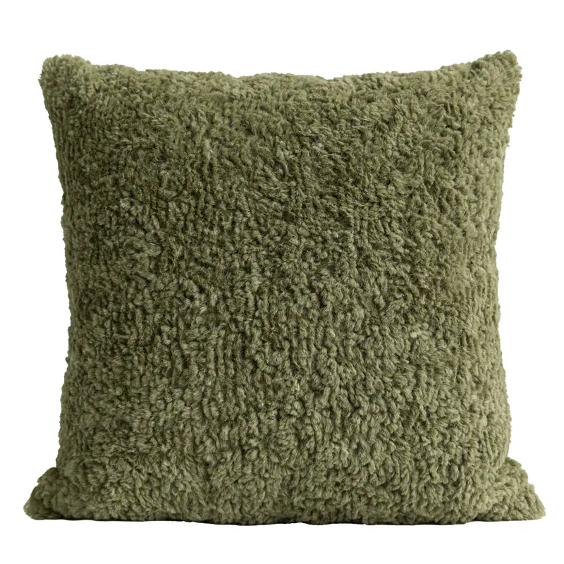 Dluxe Ave. Green 3D Pleated Sofa Set with Pillows