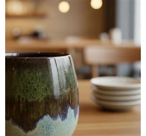 Dluxe Ave. Italian Abstract Ceramic Espresso Coffee Cup (Single Piece)