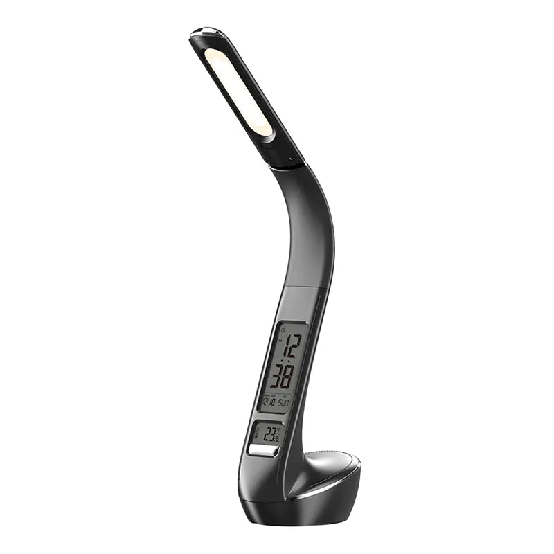 Dluxe Ave. LED Bedroom Table Lamp with HD Calendar Feature