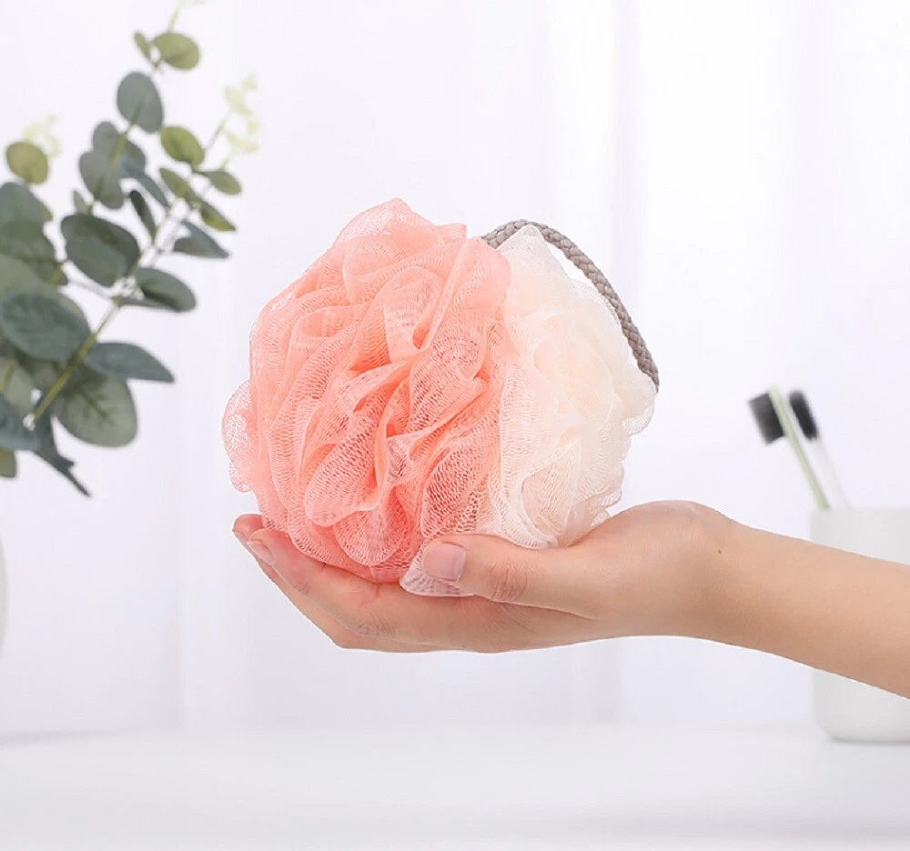 Dluxe Ave. Shower Loofah Sponge for Body Bath, Exfoliating Body Scrubber