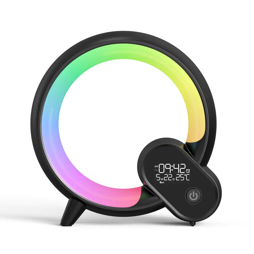 Dluxe Ave. Creative Colorful Sunrise Alarm Clock with Bluetooth Audio