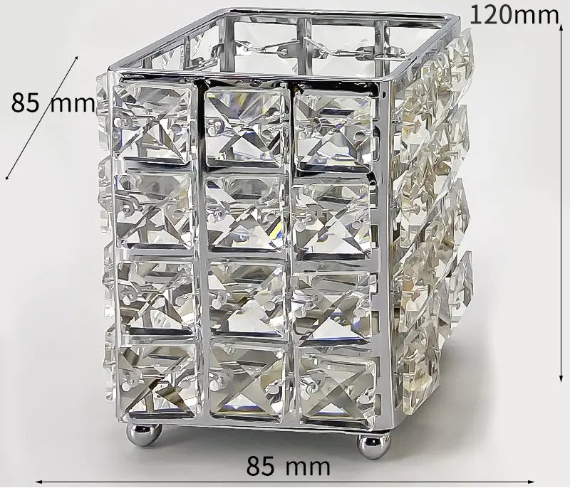 Dluxe Ave. European Crystal Makeup Brush Holder and Organizer