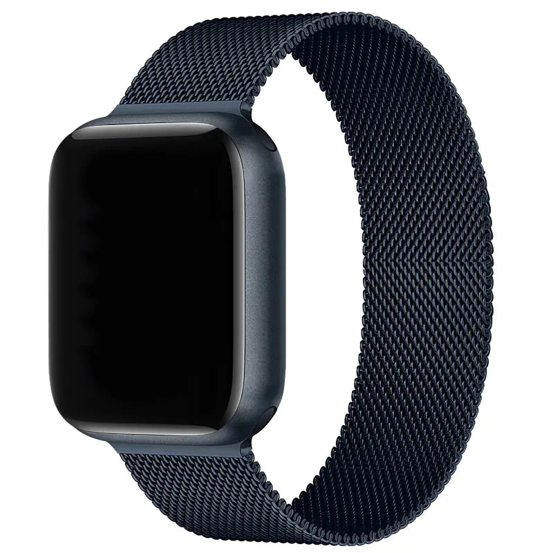 Dluxe Ave. Milanese Magnetic Steel Band for Apple Watch Series 56789 SE