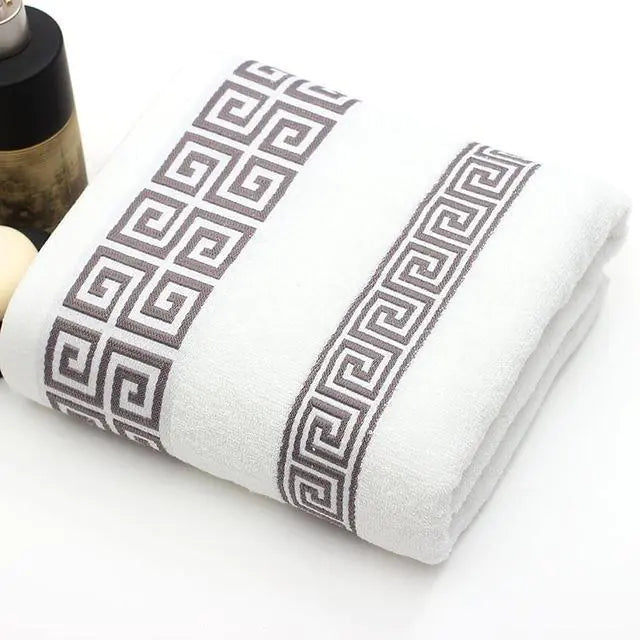 Dluxe Ave. Cotton Solid Color Large Bath Towel Gift Set