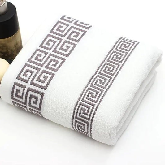 Dluxe Ave. Cotton Solid Color Large Bath Towel Gift Set