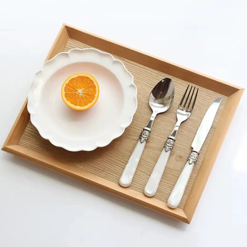 Dluxe Ave. Retro European Style Luxury Stainless Steel Cutlery Set