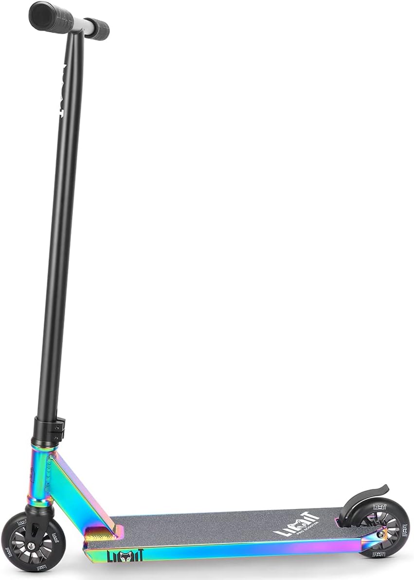 Dluxe Ave. LMT69 Professional Scooter-Trick Scooter-Intermediate Beginner Stunt Scooter Suitable - Children Teenagers Adults 8 Years Old Above(Black Color)