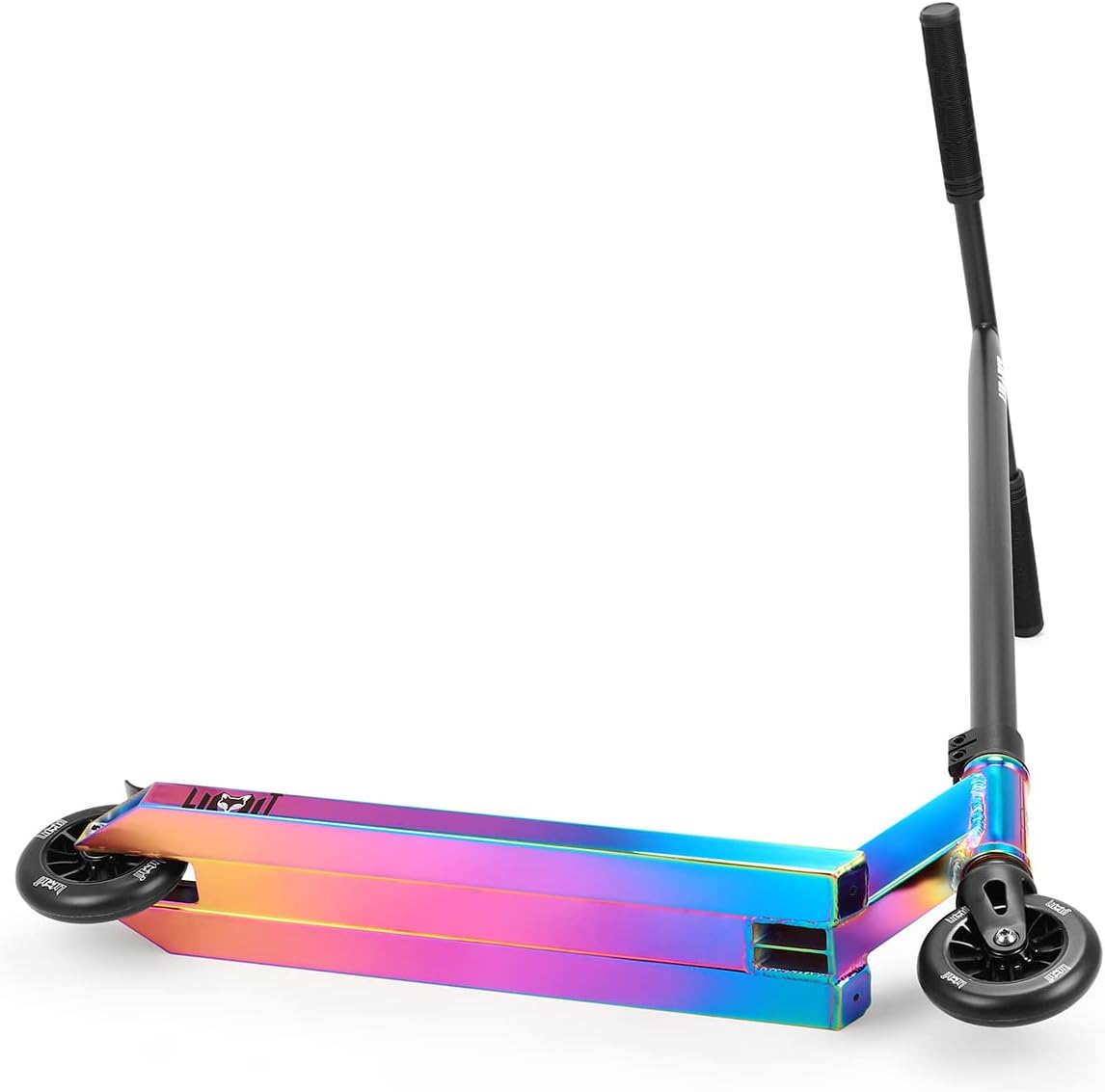 Dluxe Ave. LMT69 Professional Scooter-Trick Scooter-Intermediate Beginner Stunt Scooter Suitable - Children Teenagers Adults 8 Years Old Above(Black Color)