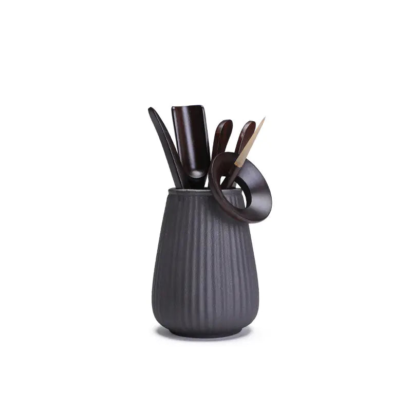 Dluxe Ave. Kung Fu Tea Set with Accessories and Ceramic Canister
