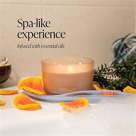 Dluxe Ave. Luxury Scented Candles/ Sandalwood Bergamot Jasmine Fragrance/Large 20 Oz