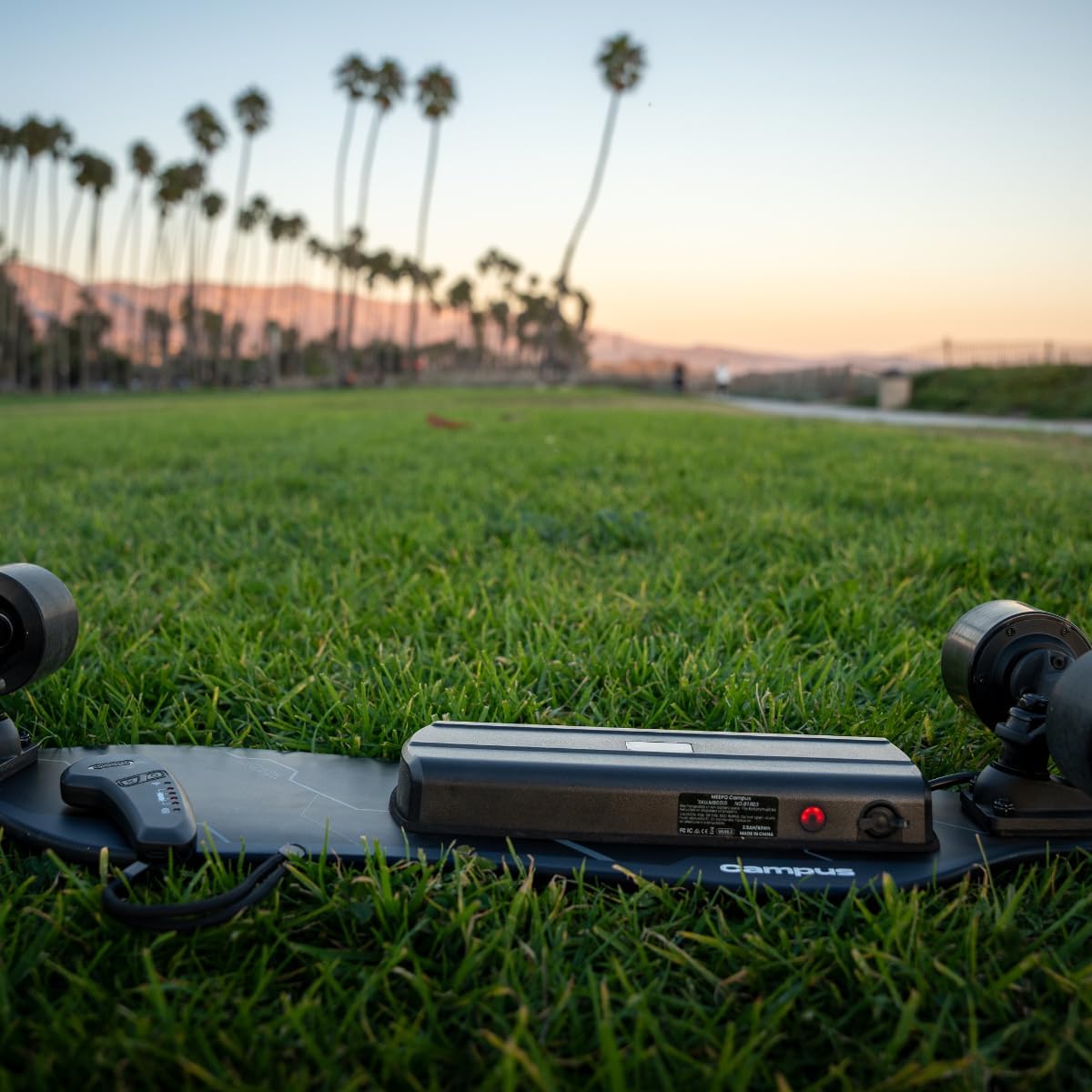 Dluxe Ave. Electric Skateboard with Remote/ Top Speed Up to 29 Mph 4 Speed/ Smooth Braking Easy Carry