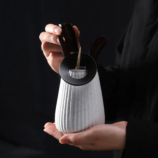 Dluxe Ave. Kung Fu Tea Set with Accessories and Ceramic Canister