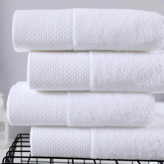 Dluxe Ave. Platinum Satin 600g Thick Cotton Hotel Bath Towel