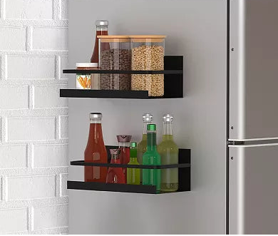 Dluxe Ave. Magnetic Spice Rack for Refrigerator and Seasonings Storage