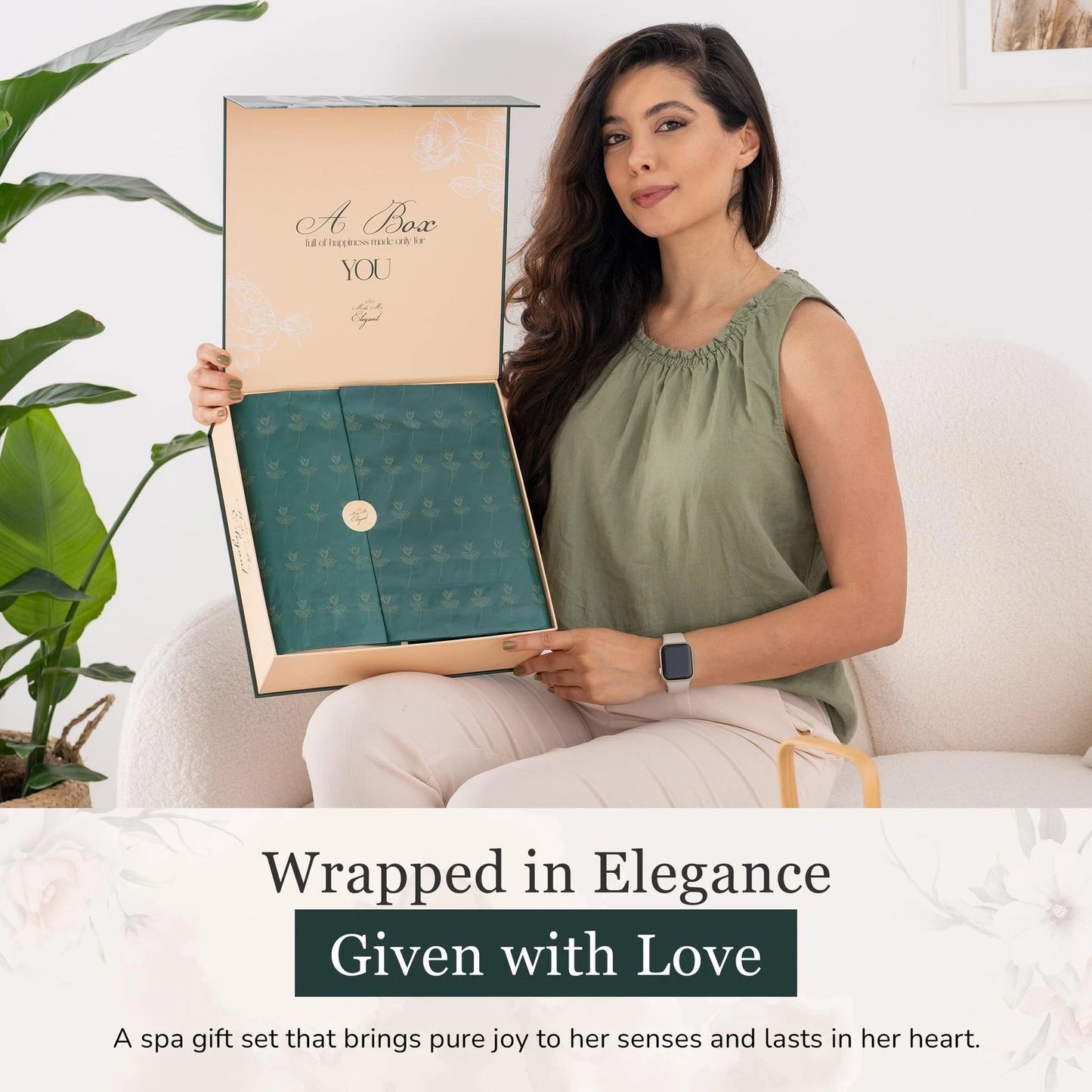 Dluxe Ave. Make Me Elegant Gift Boxes for Women - Relaxing Spa Set Self Care Package