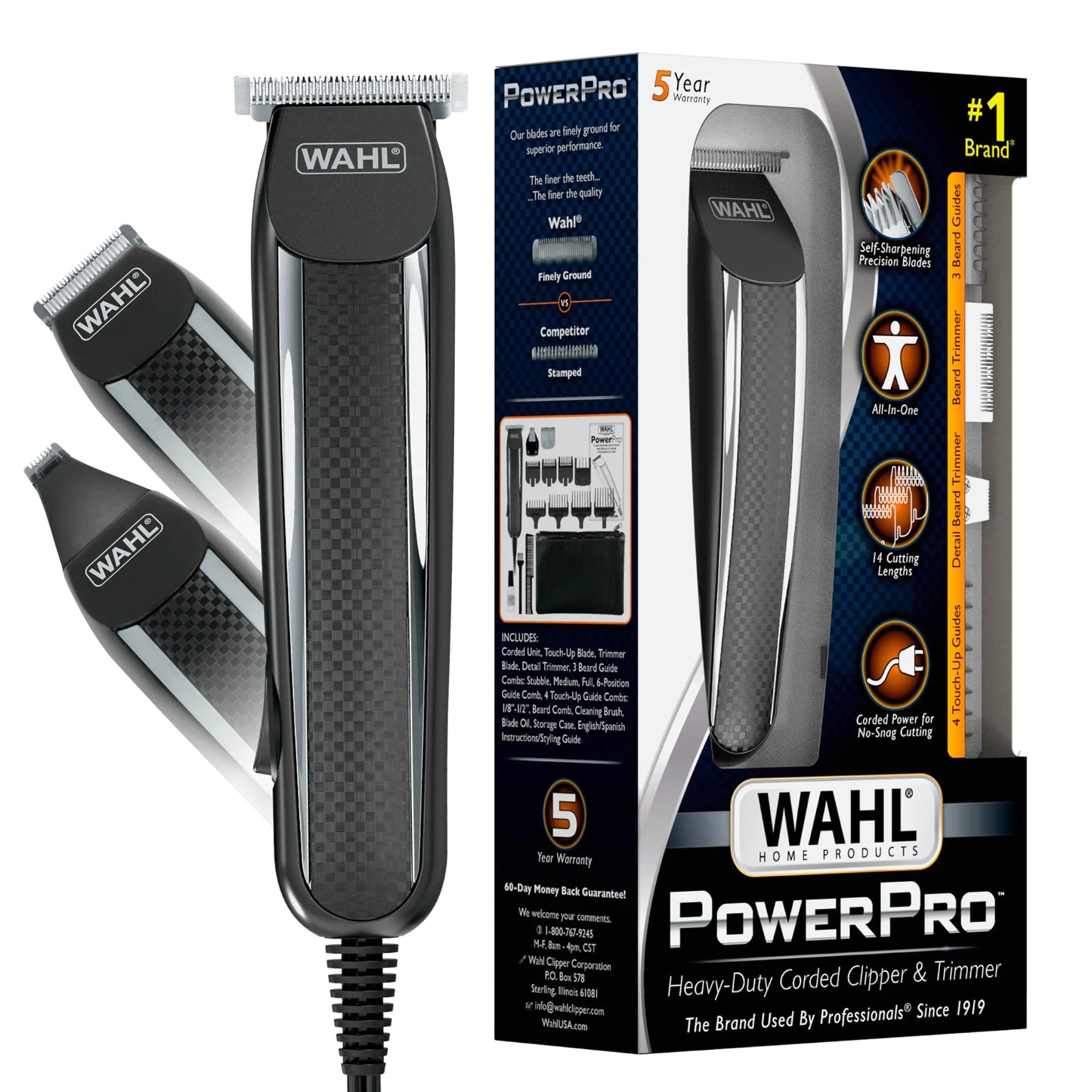 Dluxe Ave. Trimmer Kit for Mens Grooming