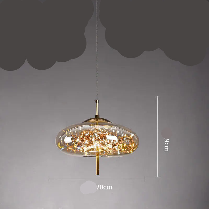 Dluxe Ave. Nordic Style Glass Pendant Light for Bar and Hotel