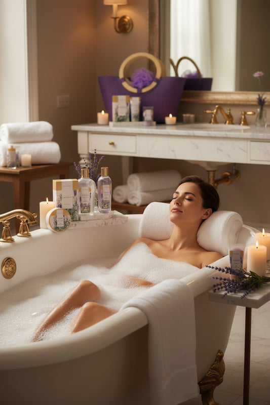 Dluxe Ave. Spa Gift Baskets/ 10pcs Lavender
