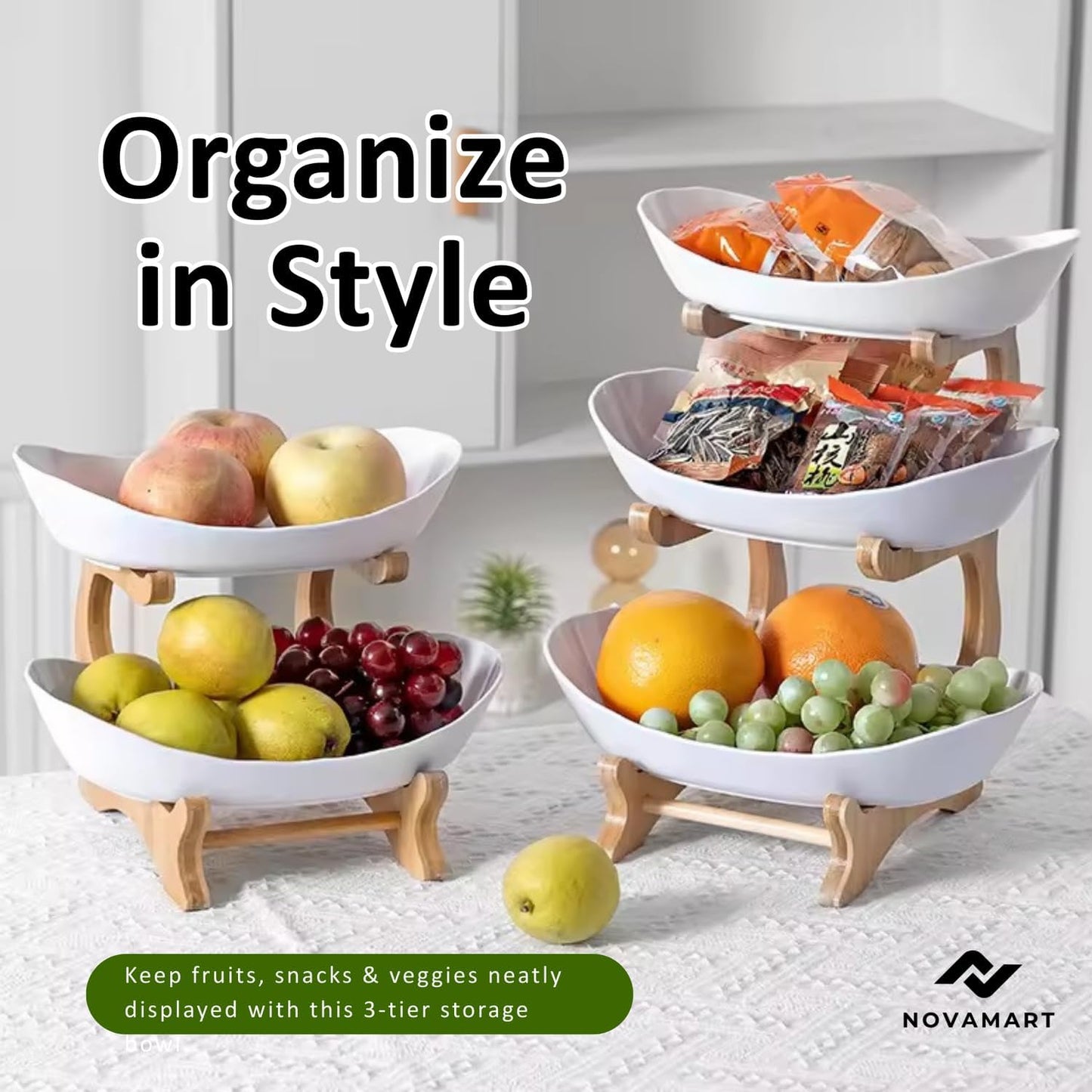 Dluxe Ave. Multi-Layer Fruit Tray