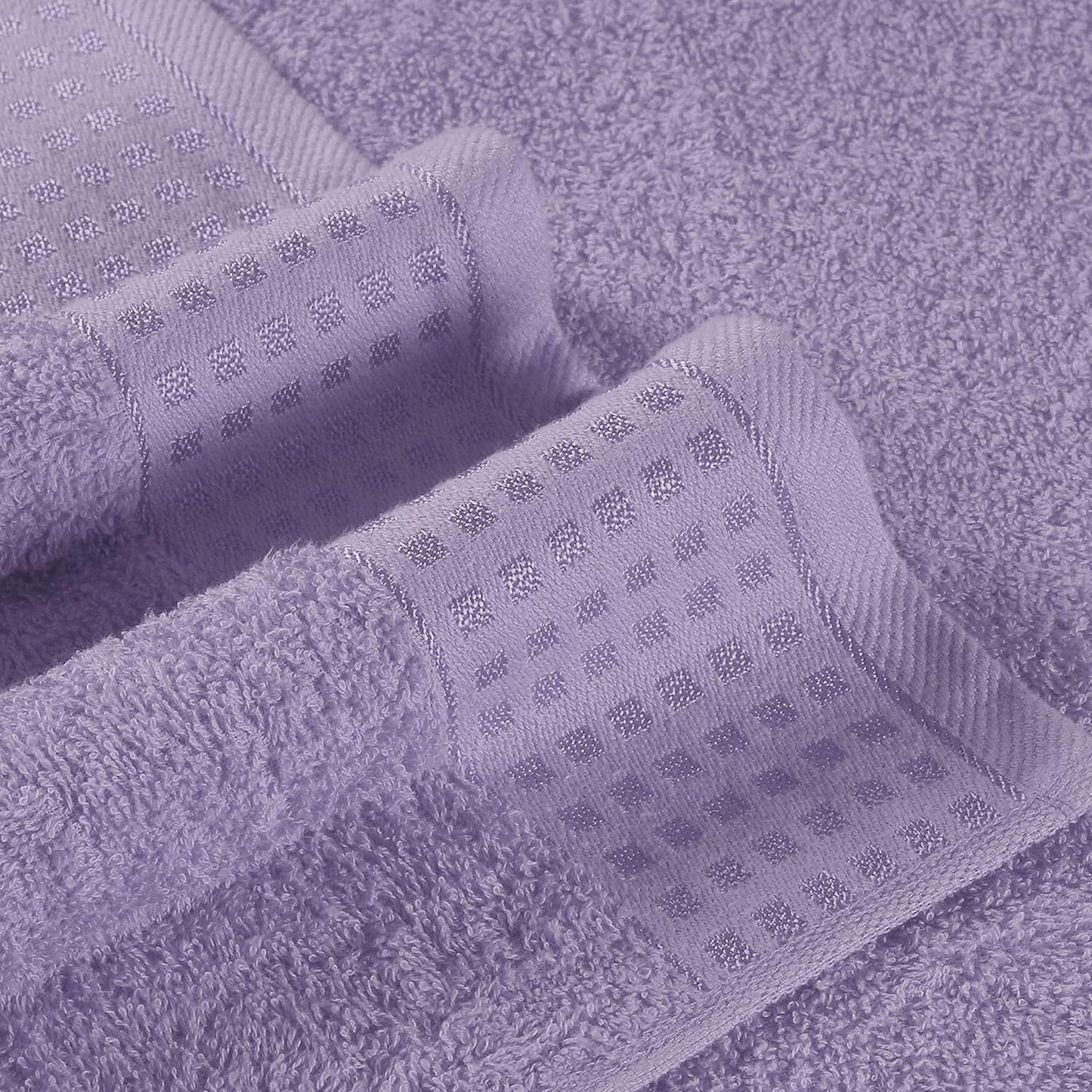 Dluxe Ave. Ultra Soft  Oversized Bath Towel Set/ 2 Pack (Purple)