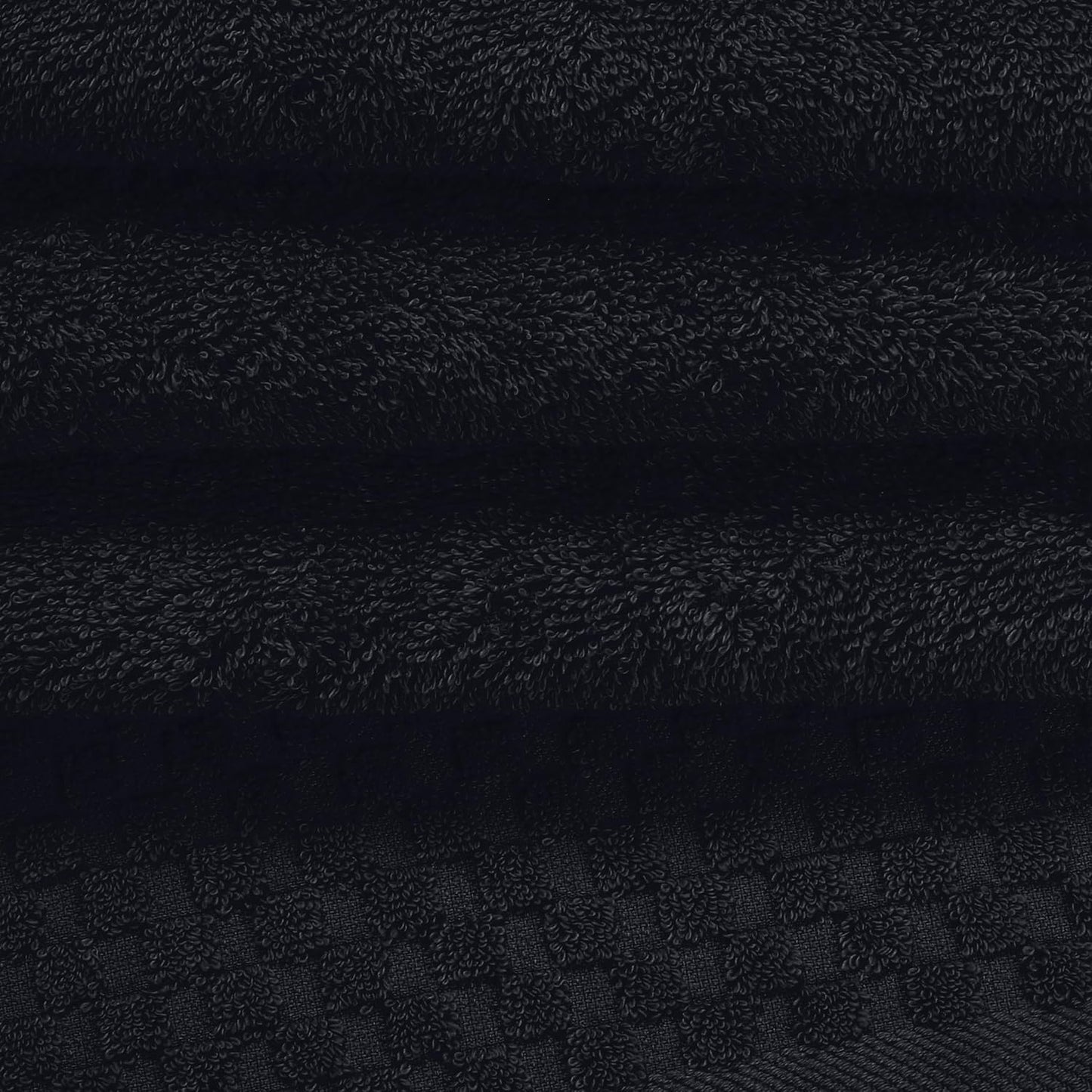 Dluxe Ave.  Ultra Soft Cotton Towel Set, 3 Pack (Black)