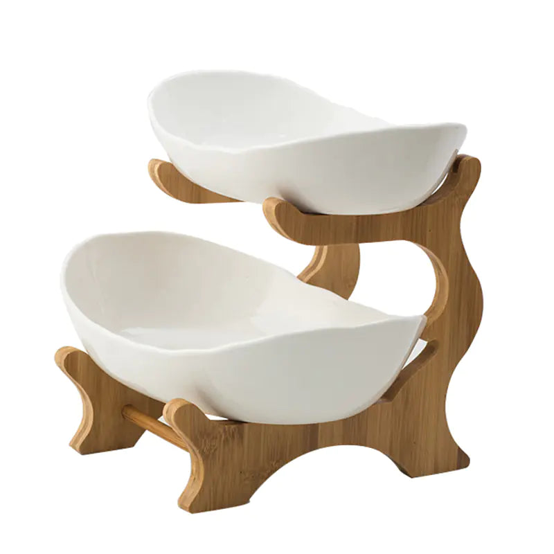 Dluxe Ave. Ceramic Candy Dish and Snack Plate Fruit Basket