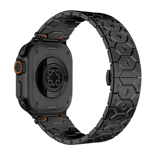 Dluxe Ave. Drevoon Metal Band Compatible with Apple Watch Band for Men 49mm 45mm 44mm 42mm 41mm 40mm 38mm Octagonal Structure Titan Stainless Steel Strap for iWatch Bands Ultra 2 SE Series 9 8 7 6 5 4 3 2 1