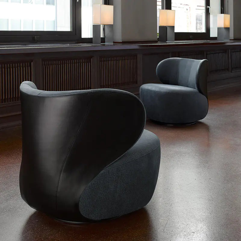 Dluxe Ave. Modern Minimalist Swivel Chair for Small Spaces