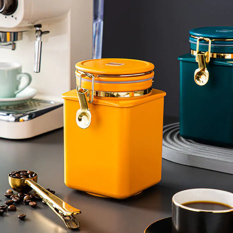 Dluxe Ave. European Style Coffee Canister for Food Storage
