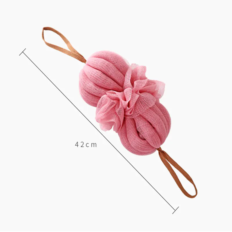 Dluxe Ave. Large Japanese Bath Towel and Exfoliating Bath Ball