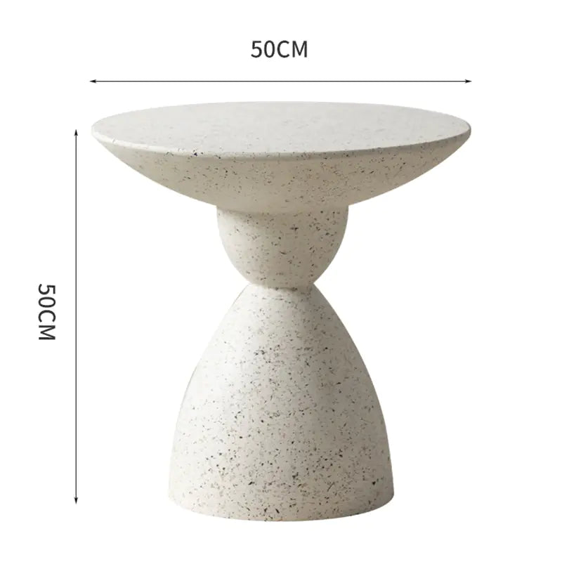 Dluxe Ave. Nordic Designer Round Side Table for Cozy Spaces