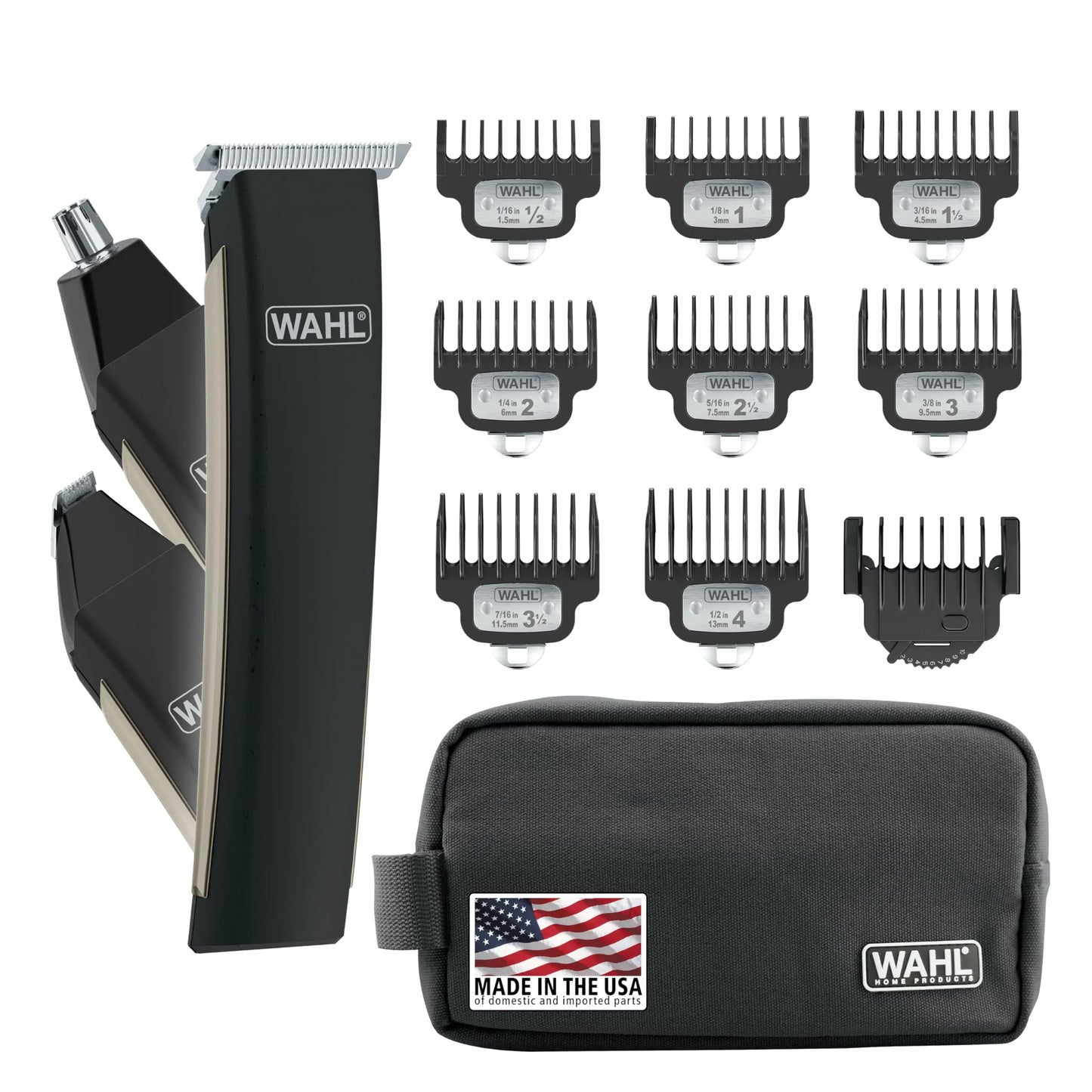 Dluxe Ave. Rechargeable Lithium Ion 2.0 Beard Trimmer for Men/ Precision T Blade