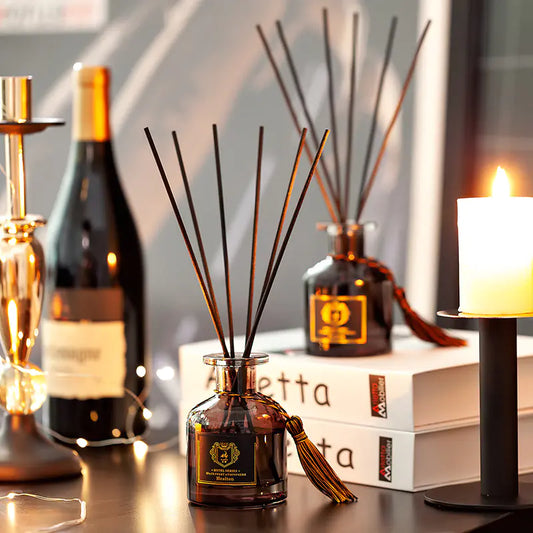 Dluxe Ave. Reed Diffuser Air Freshener with No Flame Design
