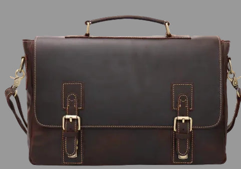 Dluxe Ave. Genuine Leather Business Briefcase