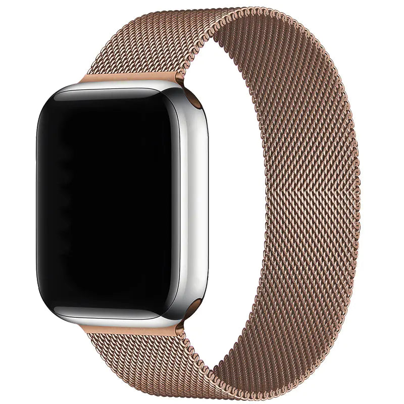 Dluxe Ave. Milanese Magnetic Steel Band for Apple Watch Series 56789 SE