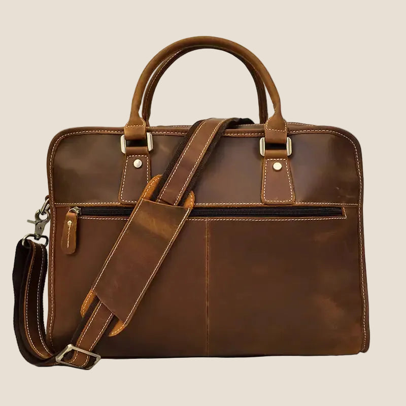 Dluxe Ave.  Genuine Leather Business Travel Bag