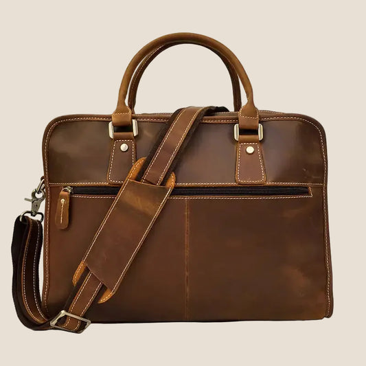 Dluxe Ave.  Genuine Leather Business Travel Bag