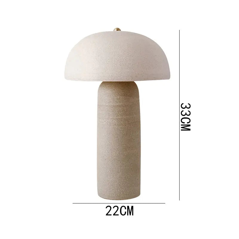 Dluxe Ave. Zhongshan Ceramic Table Lamp - Vintage Japanese Style