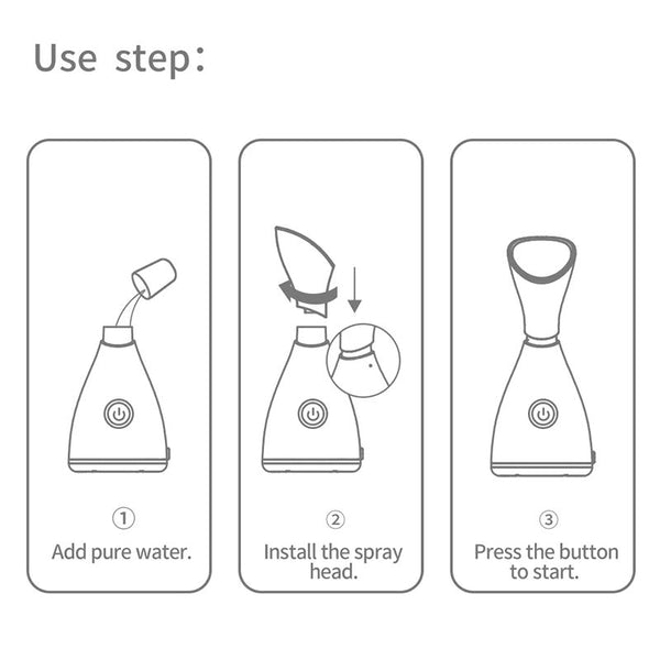 Dluxe Ave. Portable Facial Steamer