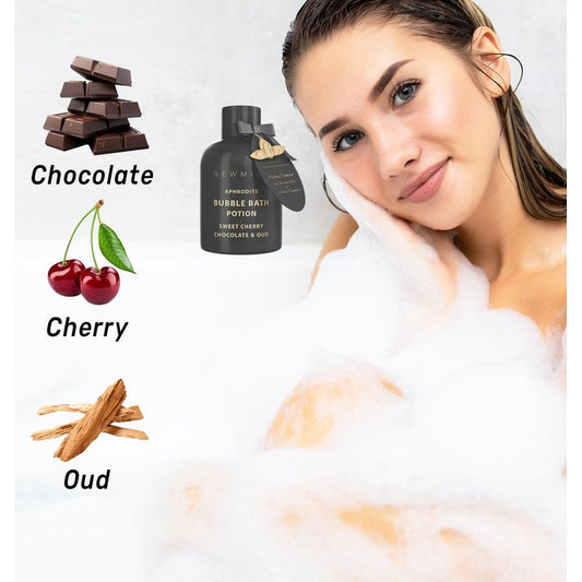 Dluxe Ave.  Premium Bubble Bath - Long Lasting Foaming Bubbles - Romantic Bath for Couples